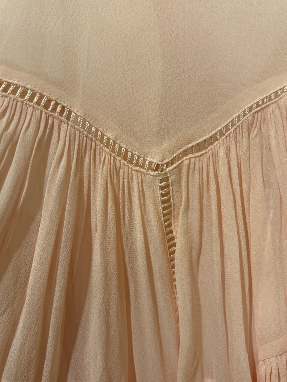 Guess Light Blush Pink V-Neck Slip Top - Picture 5 of 12